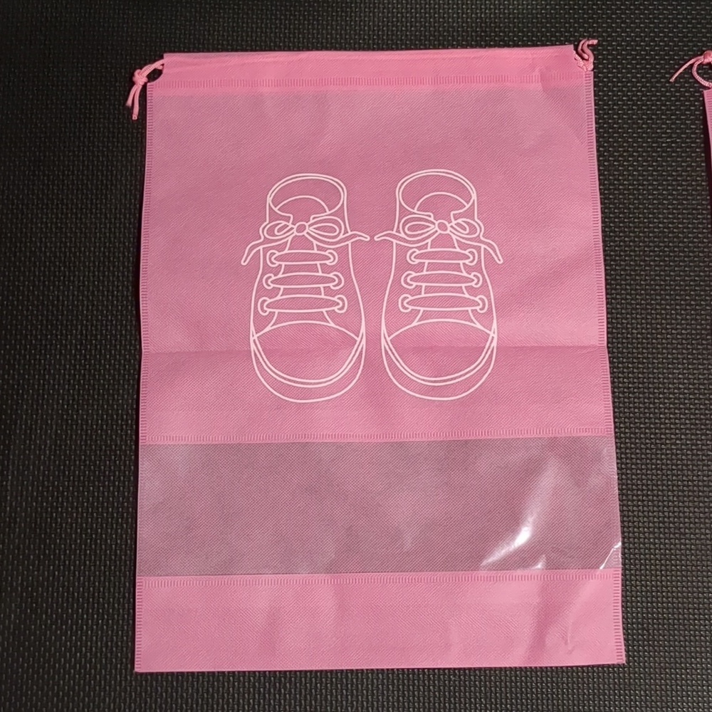 🦜  NEW - Pink Shoe Bag - Picture 2 of 4